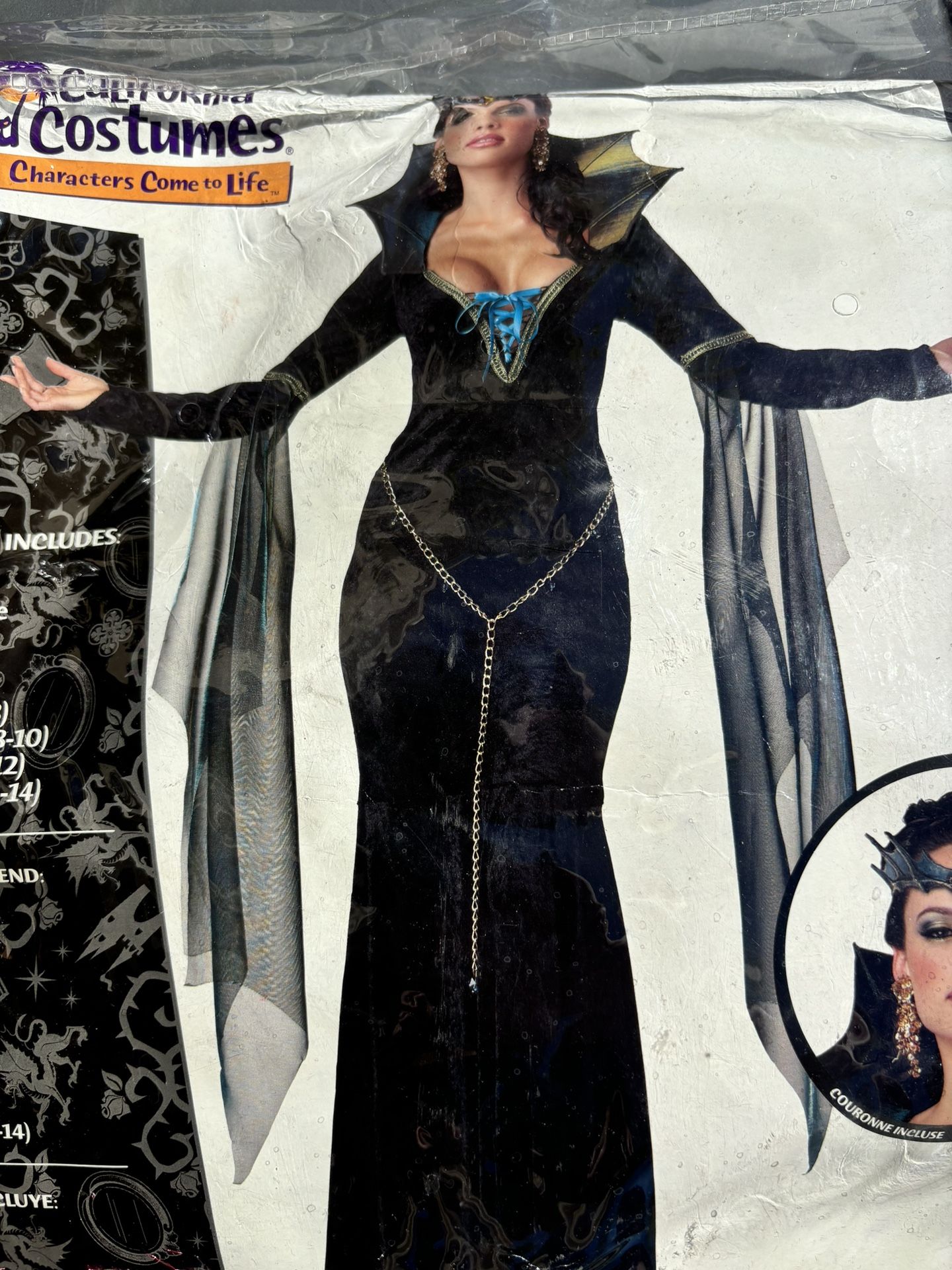 Women’s Black Evil Sorceress Halloween Costume