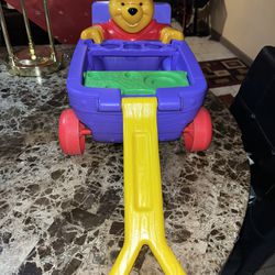 Winnie The Pooh Garden Fun Activity Wagon No Accessories 1998 (VTG) Toddler Kids