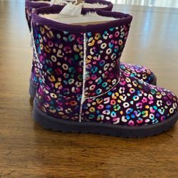 Lily & Dan Cozy Fur Boots - New - Youth Size 2/3