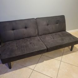 Convertible Futon Sofa Bed - Black
