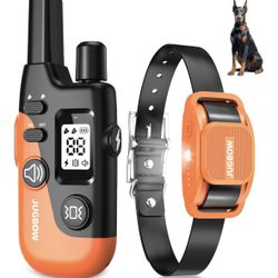 Jugbow Dog Shock Collar with Remote - 4200FT Dog Training Collar with LED Light, Electric Collar for Small Medium Large Dogs, IPX8 Waterproof Ecollar 