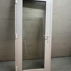 36x80 Aluminum Hurricane Impact Door
