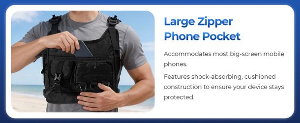 NEW Running Hydration Vest – 2L Water Backpack – Lightweight Reflective Chest Pack for Running Hiking Cycling