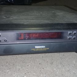 Toshiba 5 dvd cd changer video audio player 
