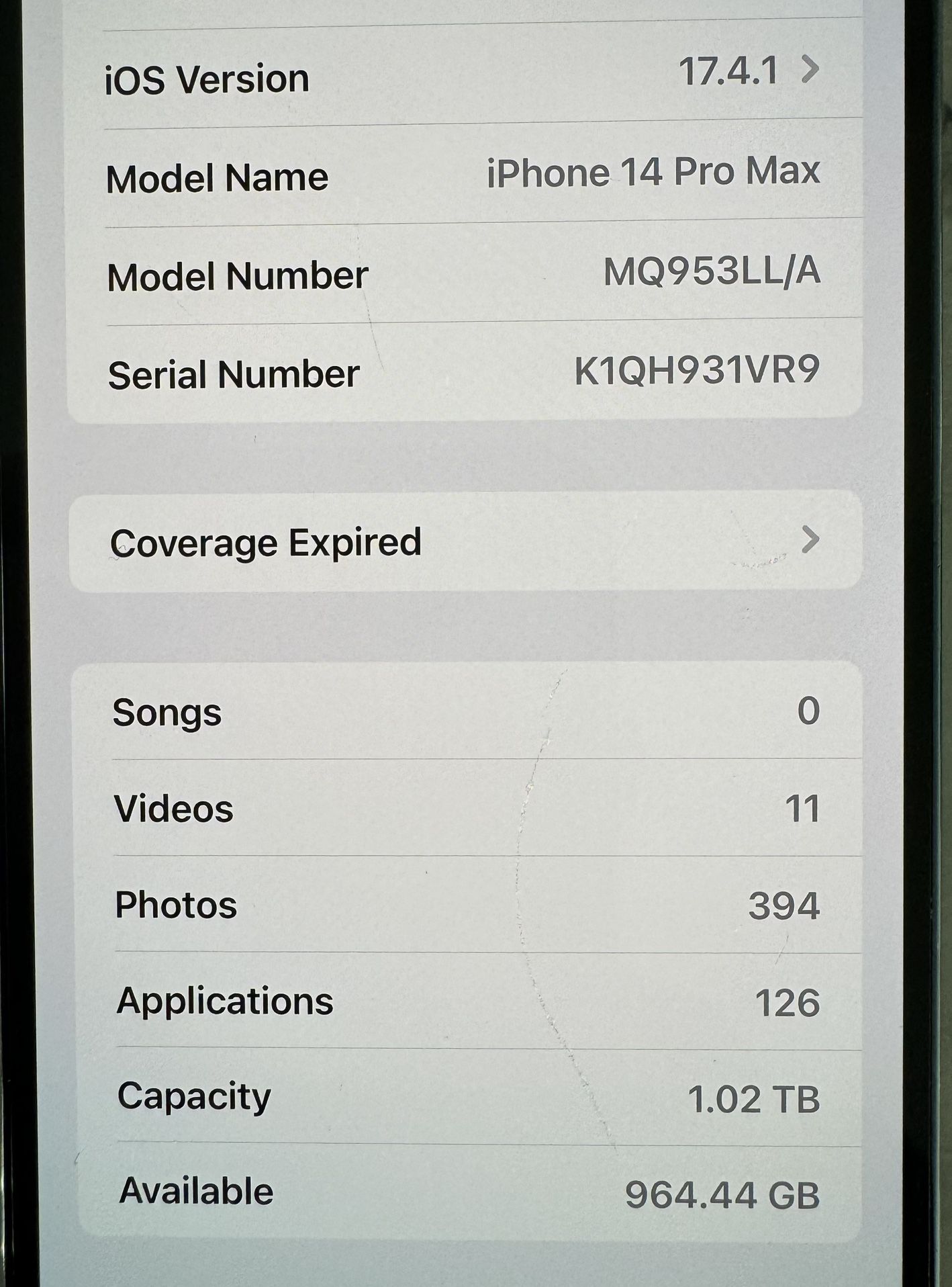 iPhone 14 Pro Max - 1TB