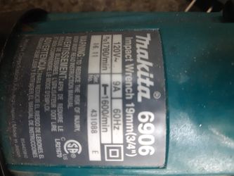 Makita wrench 19mm 3/4