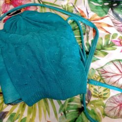 Turquoise Hat&Purse Set