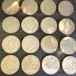 16 Vintage Drink Coasters