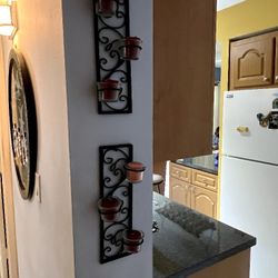 Wall Decor With Candle Holders 