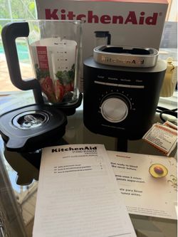 Title: KitchenAid Stand Blender (KSB207) - Matte Black - Open Box / Brand New Never Used