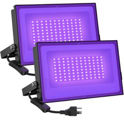 Luces LED NEGRAS DE 50 W. Paquete De 2 Luces. Nuevas 