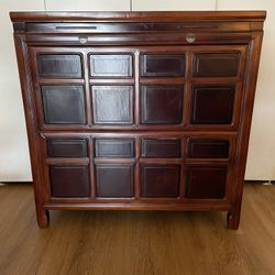 Rare Antique Black Lacquer Dresser 