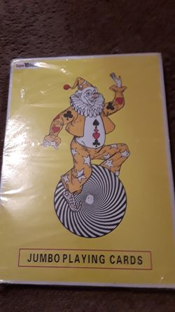 Jumbo playing cards
