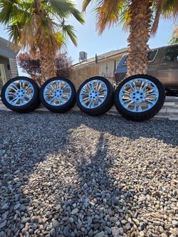 Rines 24s de chevy con llantas 35s 6 birlos ..1550$ cash!