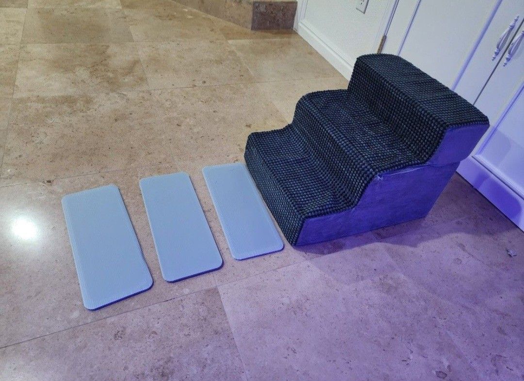 New 3-Step Dog Stairs, 13.5" H