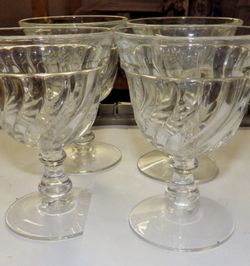 Fostoria Colony Swirl Glasses