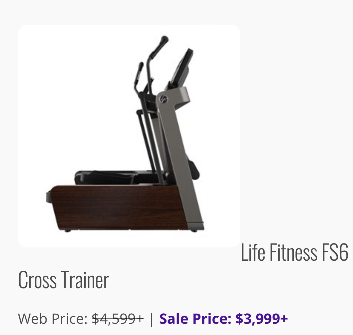 Life Fitness Elliptical