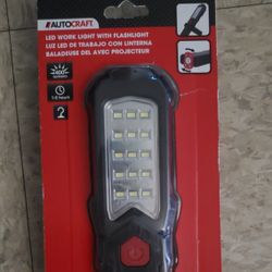 Led WorkLight With Flashlight