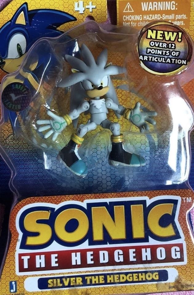 Silver The Hedgehog Jazwares figure