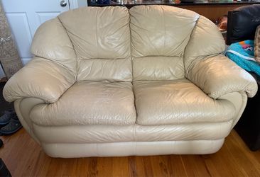 FREE Natuzzi Italian Made 100% Leather Couch