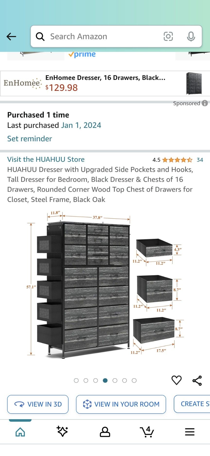 Cloth Cube Dresser