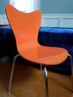 West Elm Scoop back chair