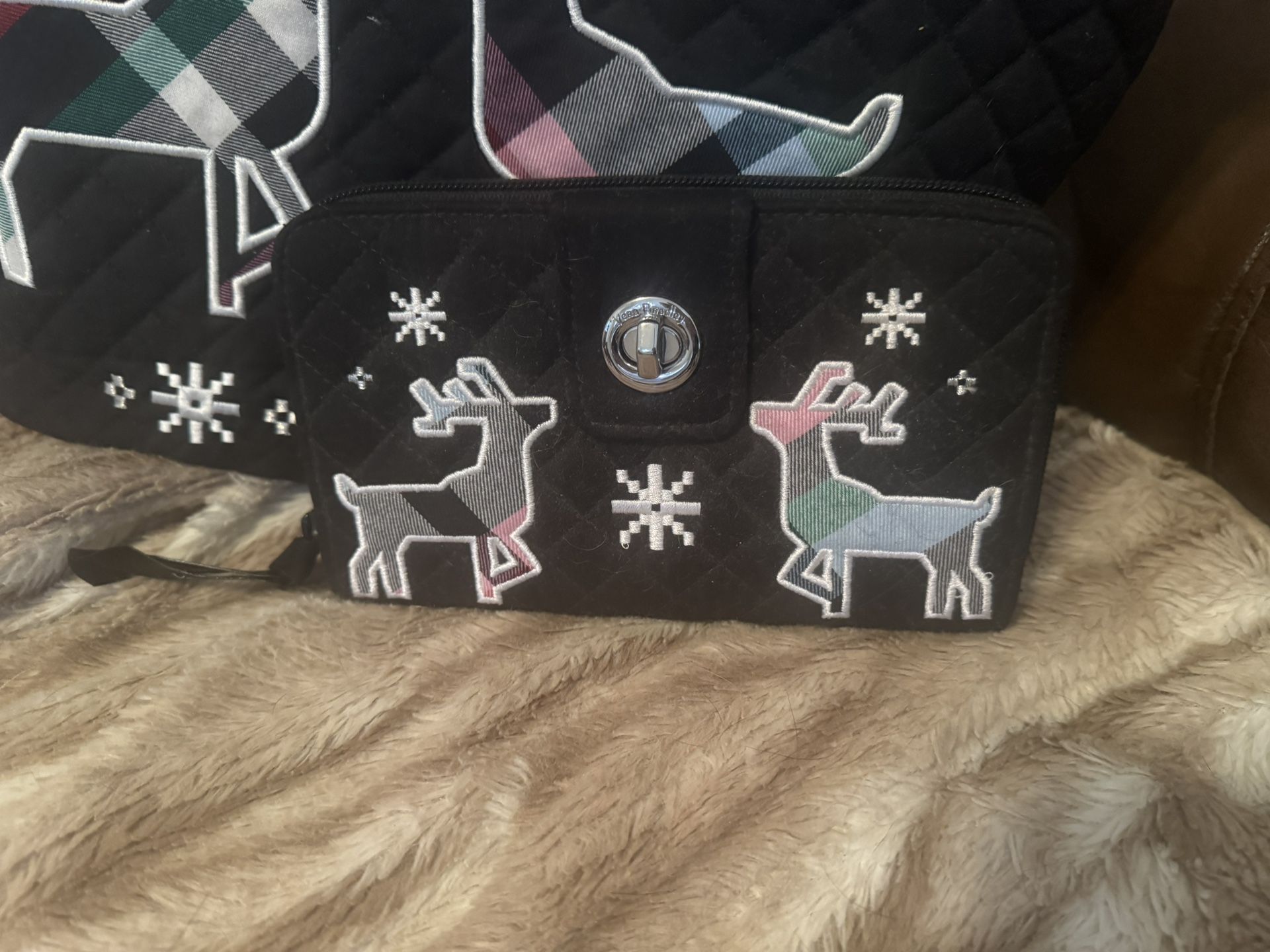 Vera Bradley Tote Bag & Matching Wallet