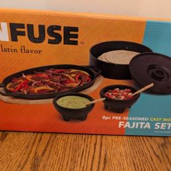 Infuse 8-piece Fajita Set (Brand New)