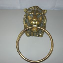 
Lion's Head Solid Brass Door Knocker/Puller 12 5/8 " X 5 7/8" X 4 1/4"


