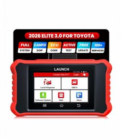 LAUNCH Bi-Directional OBD2 Scanner Engine Light Code Reader Diagnostic Scan Tool Toyota, Lexus, EPB, ABS, SAS, BMS, Injector Coding