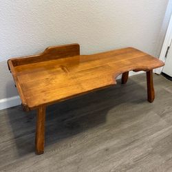 Antique handcrafted cobblers wood bench - solid maple Price is firm, cash only  14.75”H x 18.75”D x 40.5”L