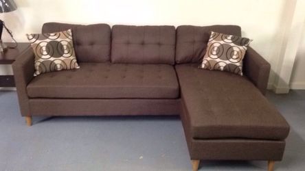 CONTEMPORARY LINEN SECTIONAL