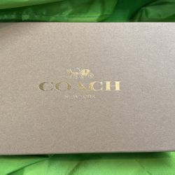 New Coach Gift Box Hand Bag With Two Charms