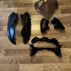 Suzuki Hayabusa inner fairing/dash panel/front windshield 