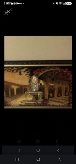 Heirloom Circa 1950's Framed Oil Painting