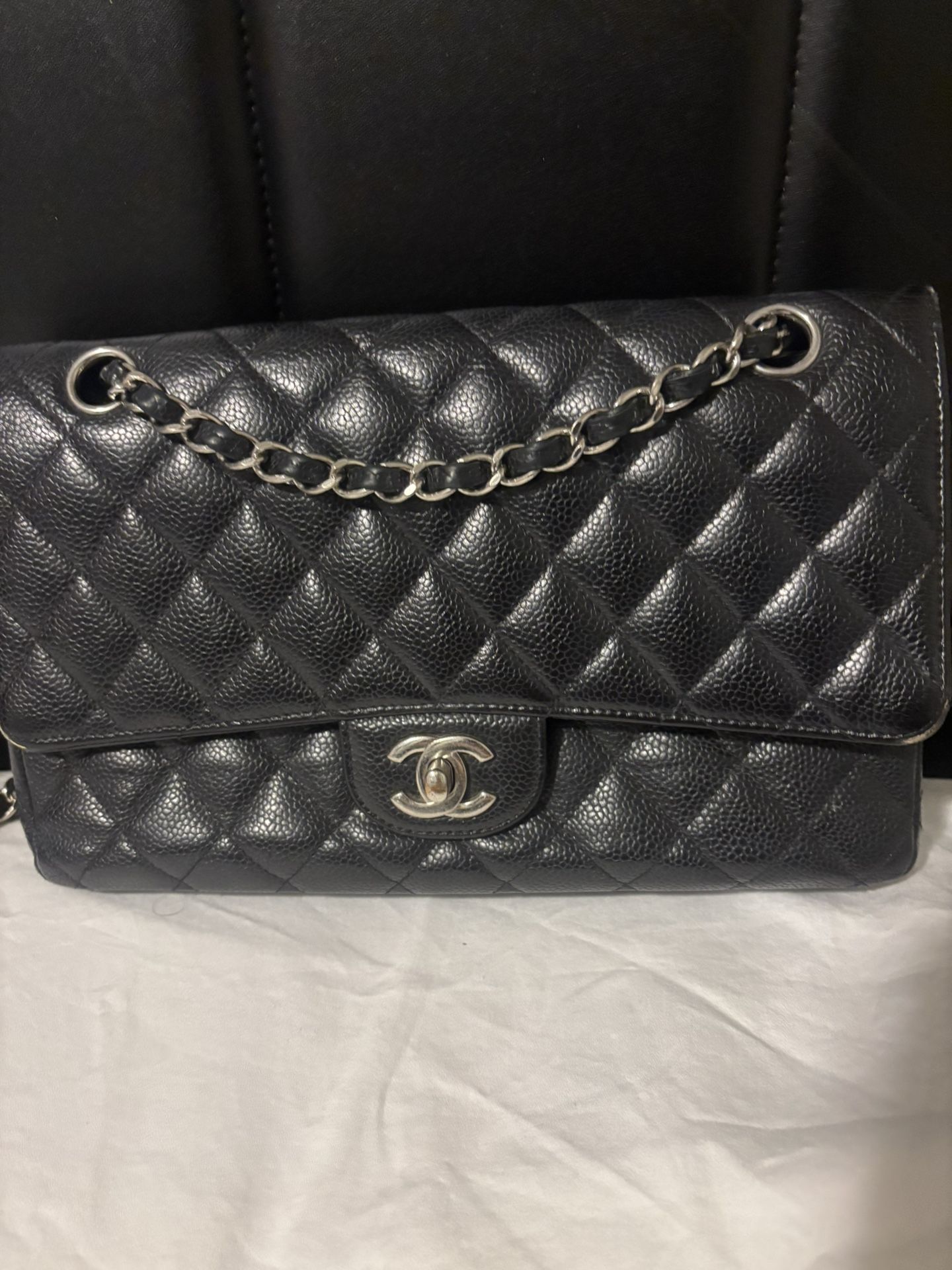 Chanel caviar Quilted Double Flap Bag