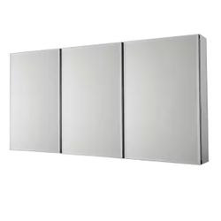 36 in. W x 31 in. H Rectangular Aluminum Medicine Cabinet with Mirror=Pal-944