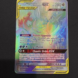 Naganadel & Guzzlord Tag Team Secret Rare Cosmic Eclipse 