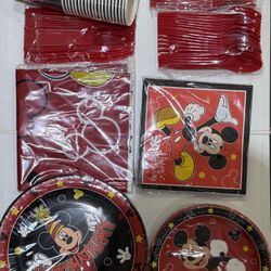 141pcs Mickey Mouse Tableware Set