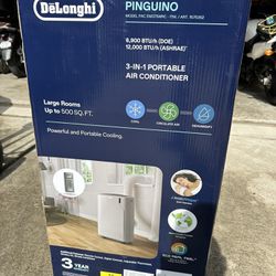 Delonghi Pinguino Portable AC 12000 btu For Large Room