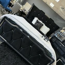 ✨️ King, Cal King, Queen Bed Frame ✨️ Furniture Sectionals, Bedrooms, Dining Avail