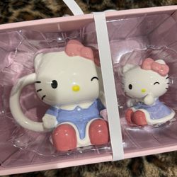 Hello Kitty Mug And Ceramic Set