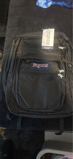 JanSport Black Backpack with Tags