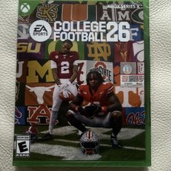 Last Min Gift: Brand New, College Football 2026 Game For Xbox