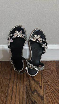 Butterfly  Rhinestone Sandals