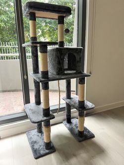 New Tall Cat Tree with Scratcher Koreatown pick up