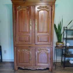 Solid Wood Entertainment Center