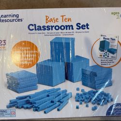 Learning Resources Base Ten Classroom Set 823 Pieces