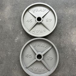 45lb Olympic Weight Plate Set 
