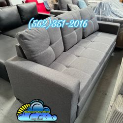 Sofa Futon Bed Grey Cama 